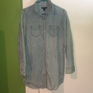 Denim long top / dress